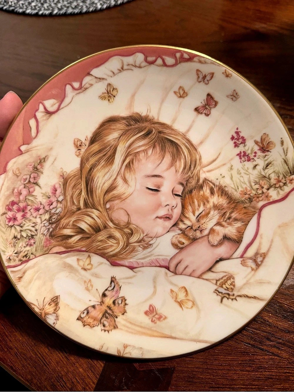 Royal Worcester Monday's Child Is Fair of Face Bone China Plate